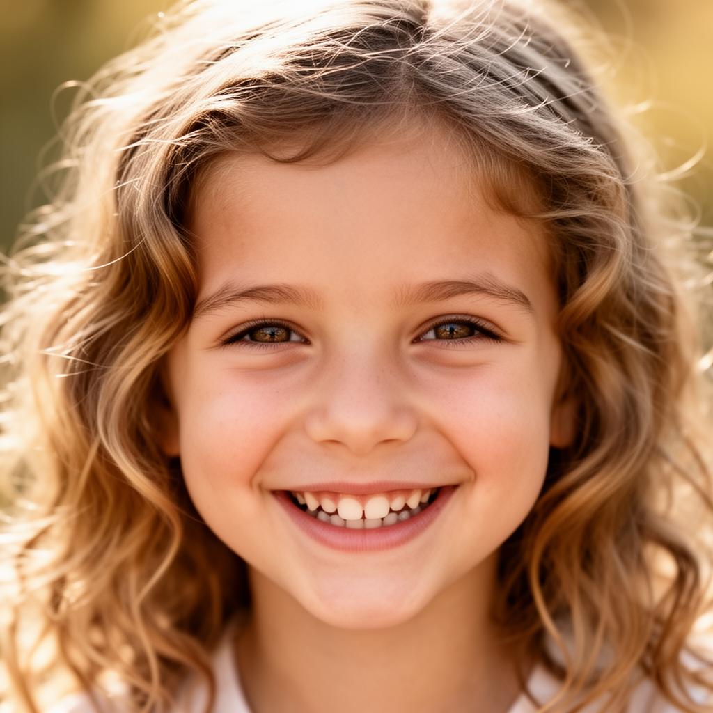 Smiling young girl